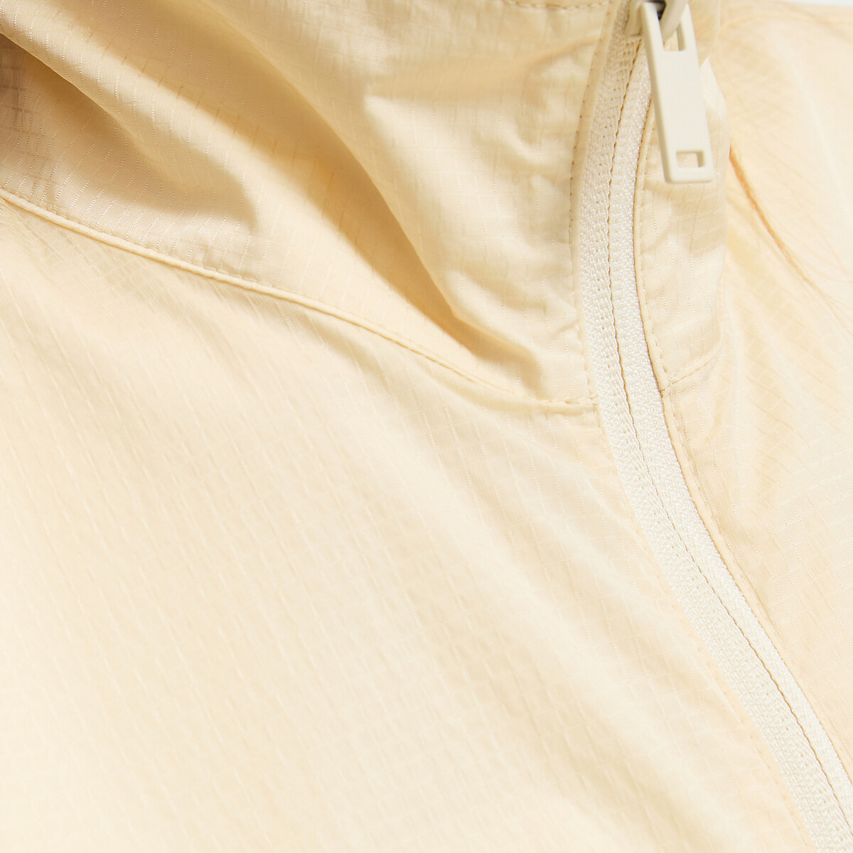 Blouson coupe-vent court zippé beige, LA REDOUTE COLLECTIONS