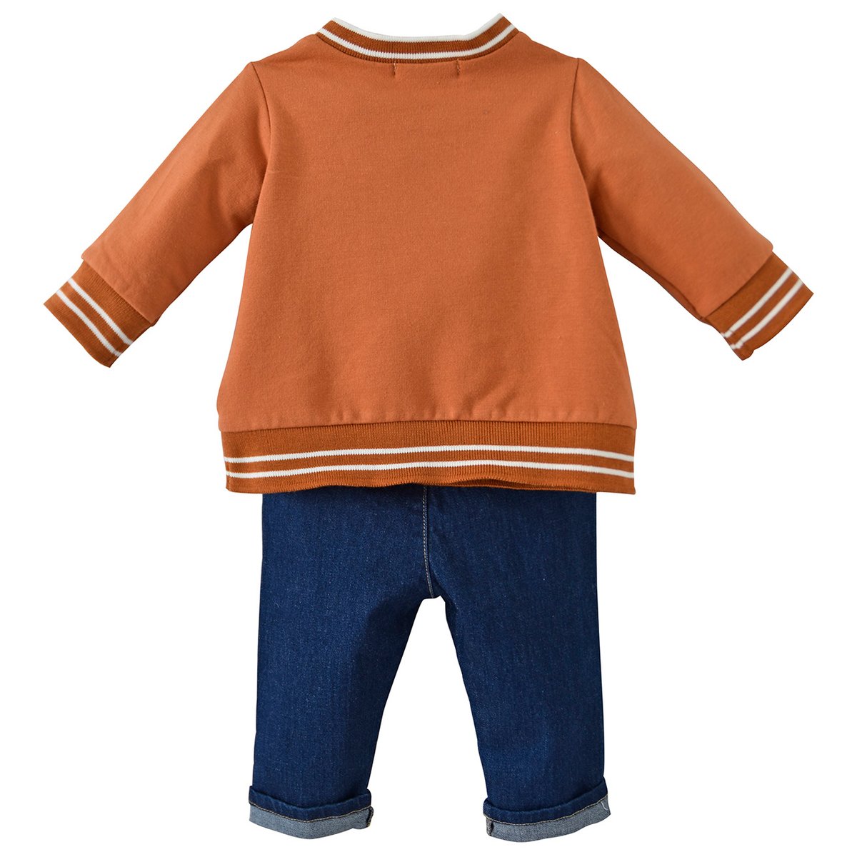 Pantalon et sweat basile bleu, SUCRE D'ORGE