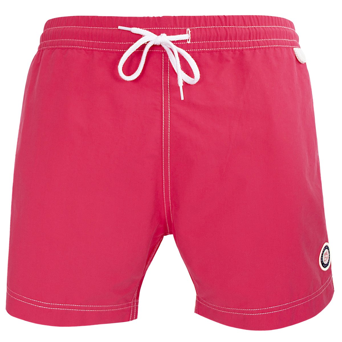 Short de bain MONTAUK 2923 Classic fit rose frésia, LES LOULOUS DE LA PLAGE