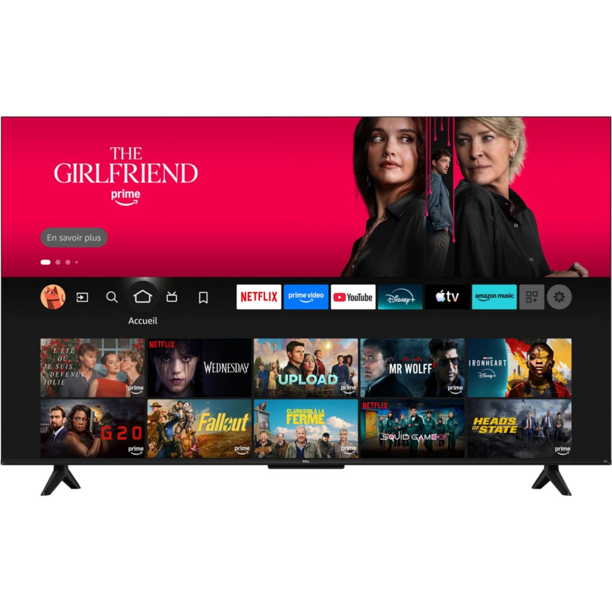 TV LED 50V6D (2026) 50" (127 cm) couleur unique, TCL