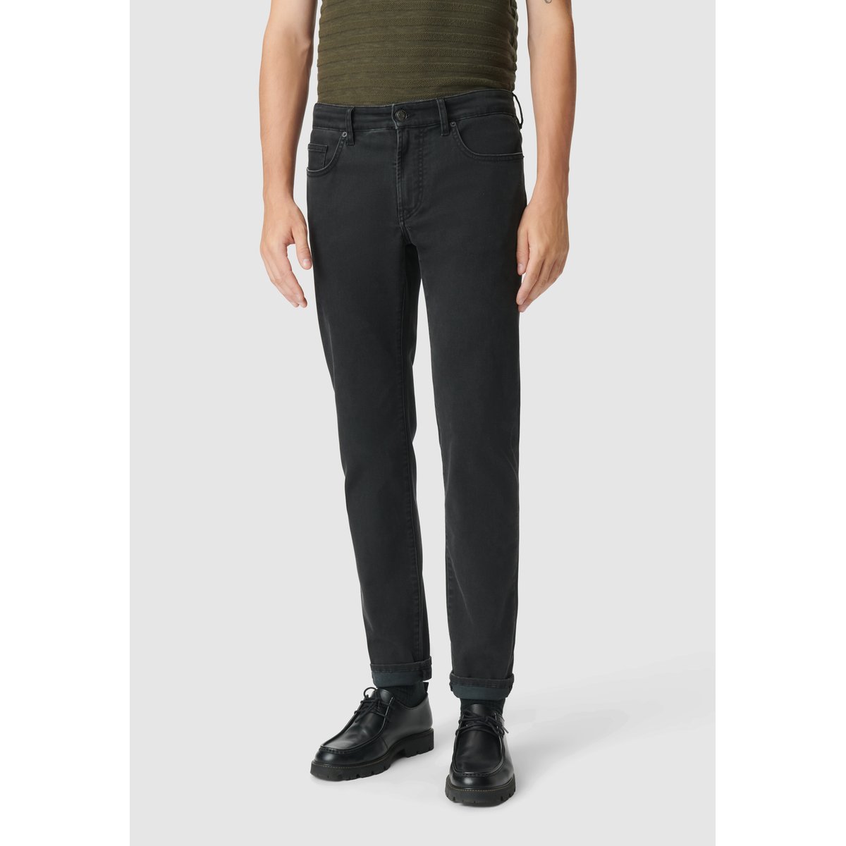 Jean slim vieilli BRUCE noir, IKKS