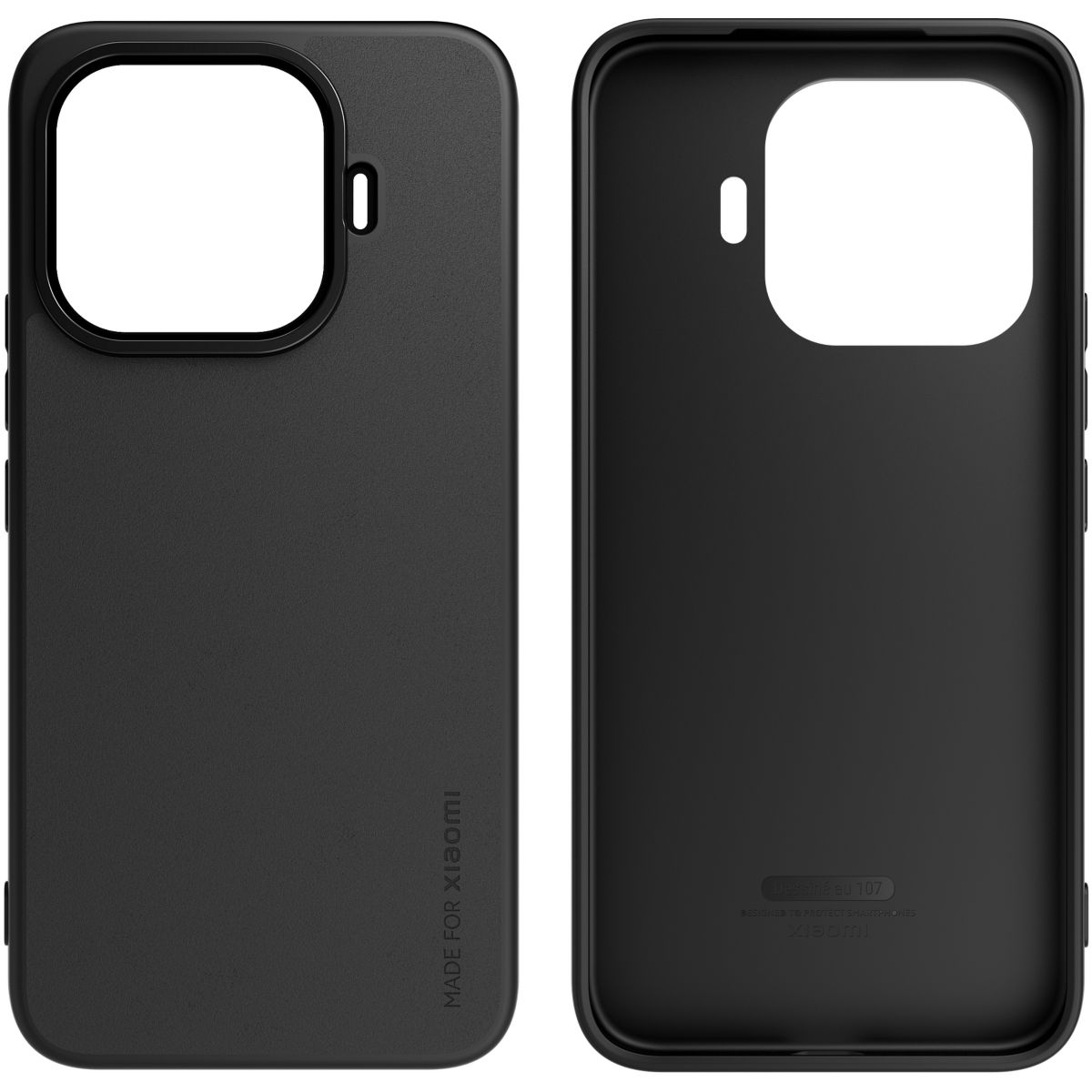Coque Xiaomi 17T Coque premium Noir couleur unique, XIAOMI
