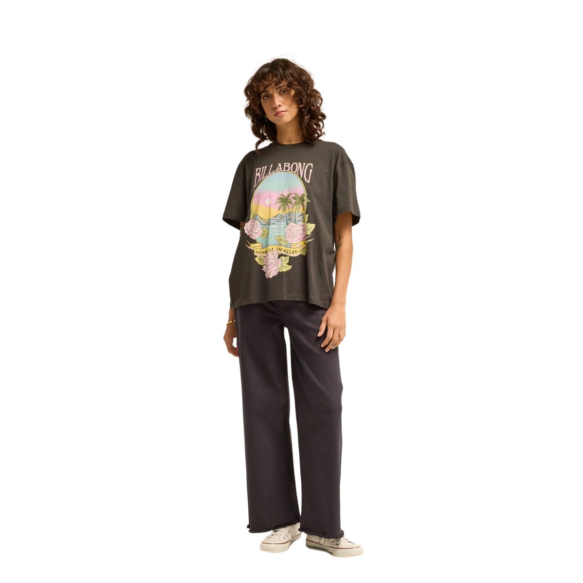 T shirt manches courtes DREAMY MEMORIES noir off black, BILLABONG