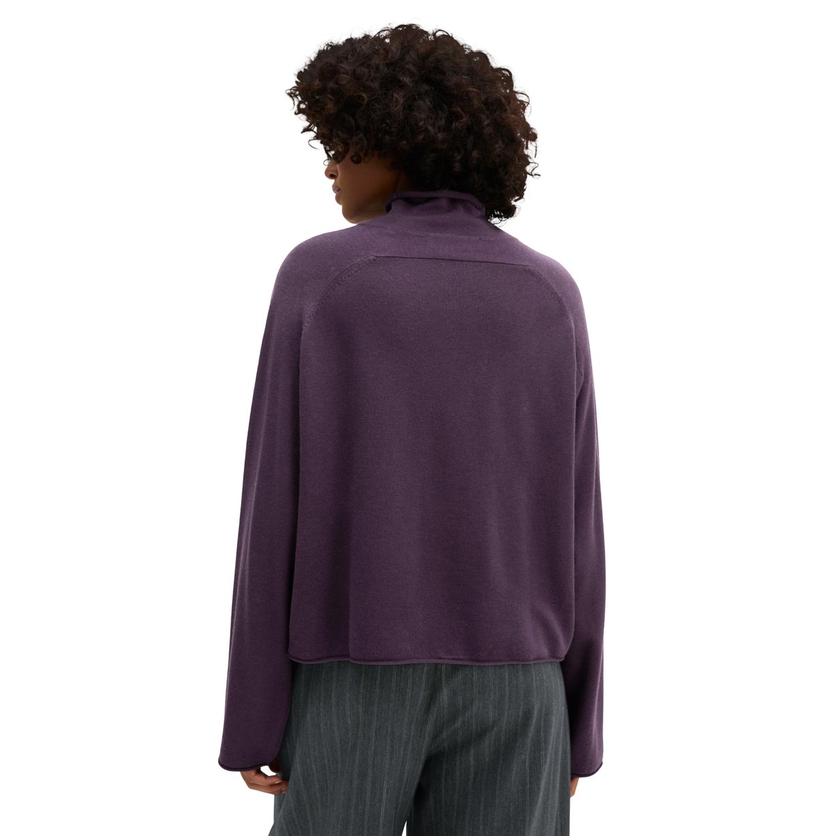 Pull coupe classique en mélange de laine vierge douce bleu clair, MARC O'POLO