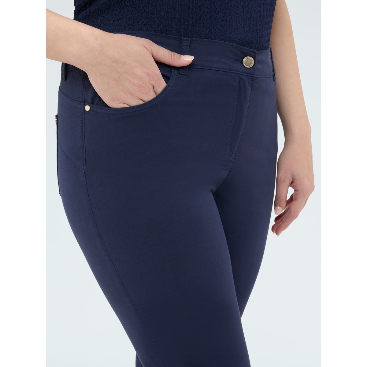 Pantalon Kick Flare bleu, FIORELLA RUBINO