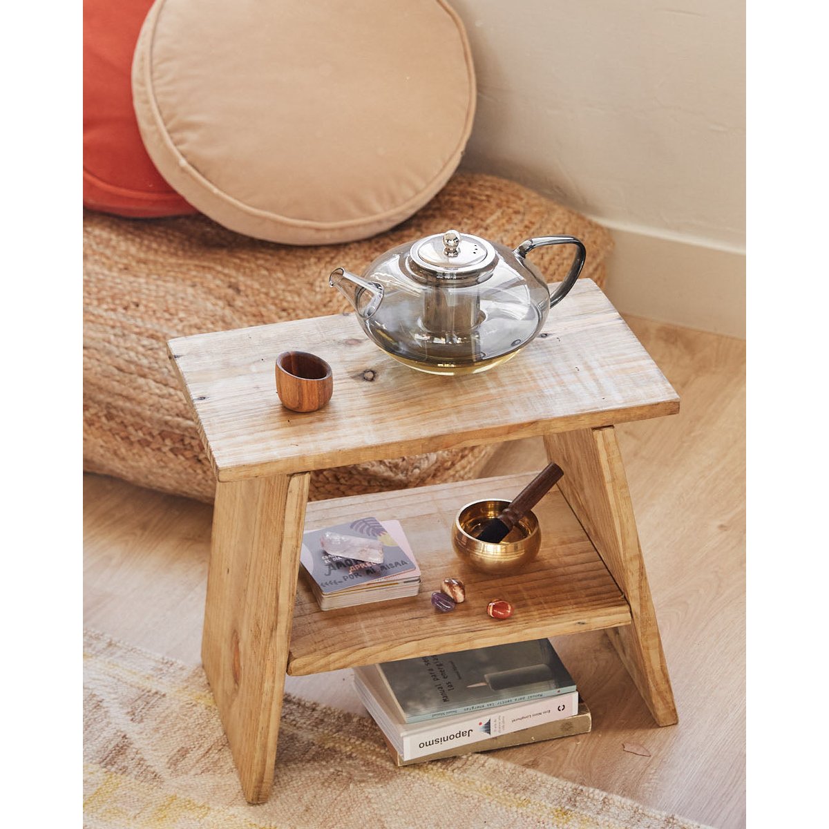 Table d’appoint en bois marron - THYONE marron, HANNUN