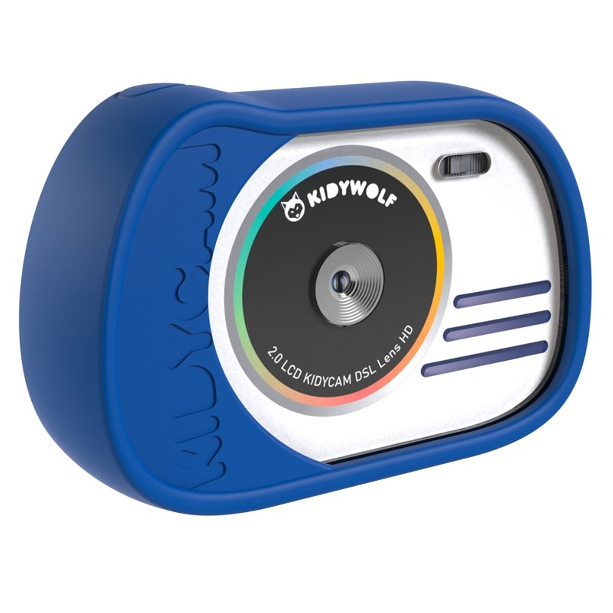 Appareil photo numérique et vidéo bleu, KIDYWOLF