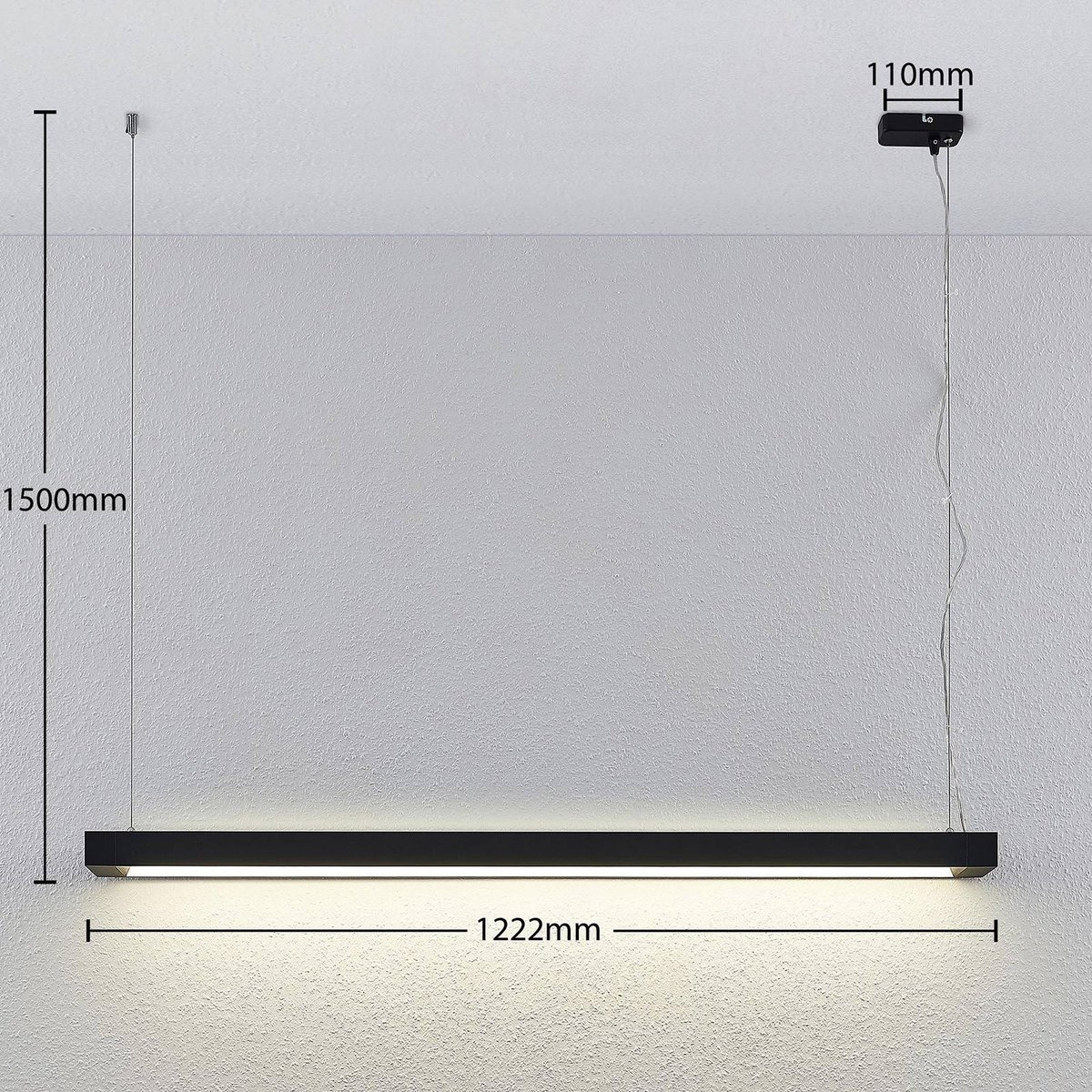 Luminaire de bureau en aluminium moderneLED noir (ral 9005), ARCCHIO