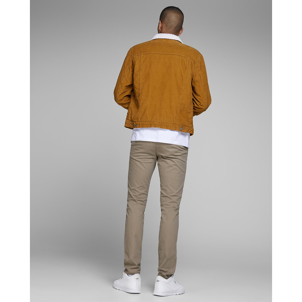 Calças chino slim Marco bege, JACK & JONES