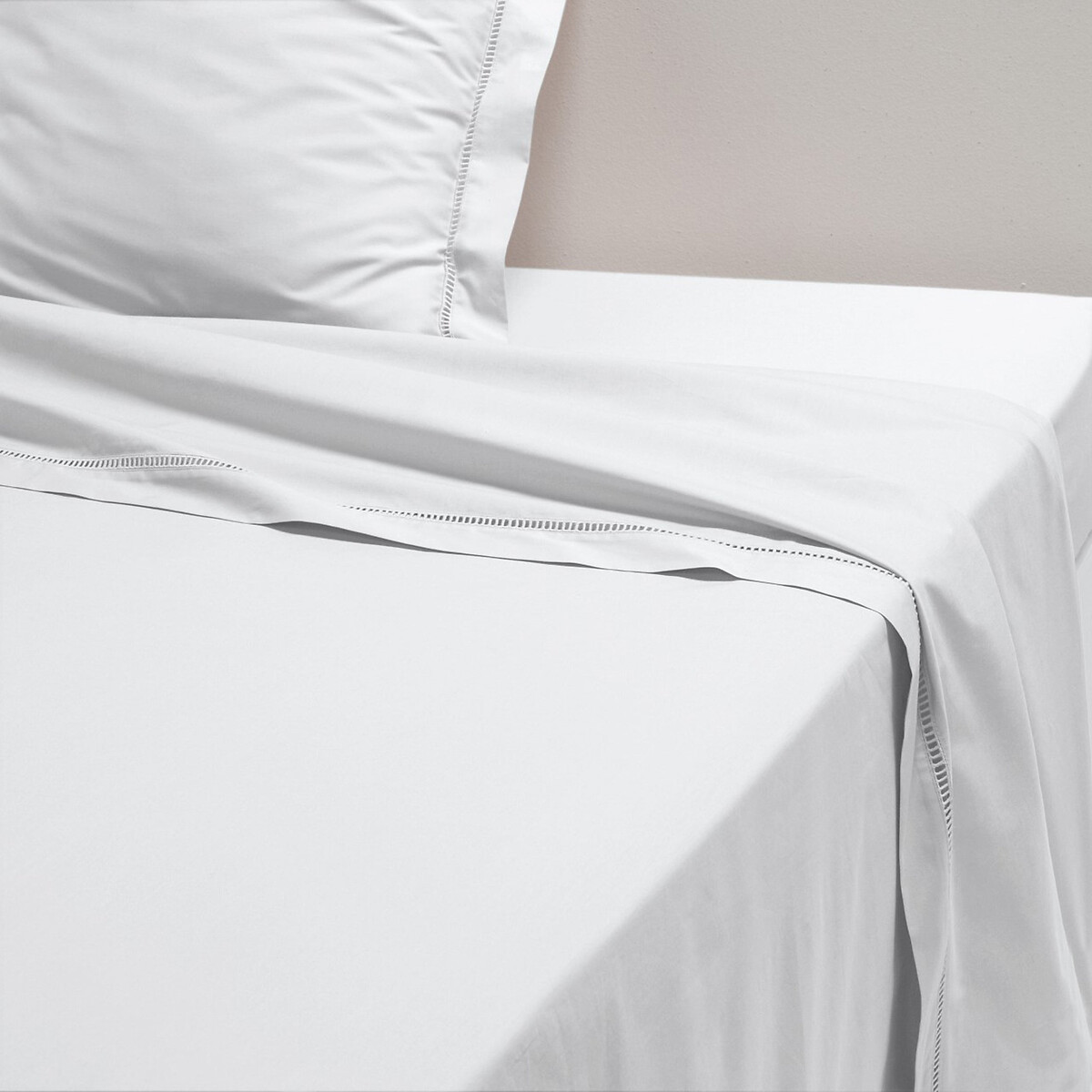 Drap percale de coton, Secret blanc, LA REDOUTE INTERIEURS