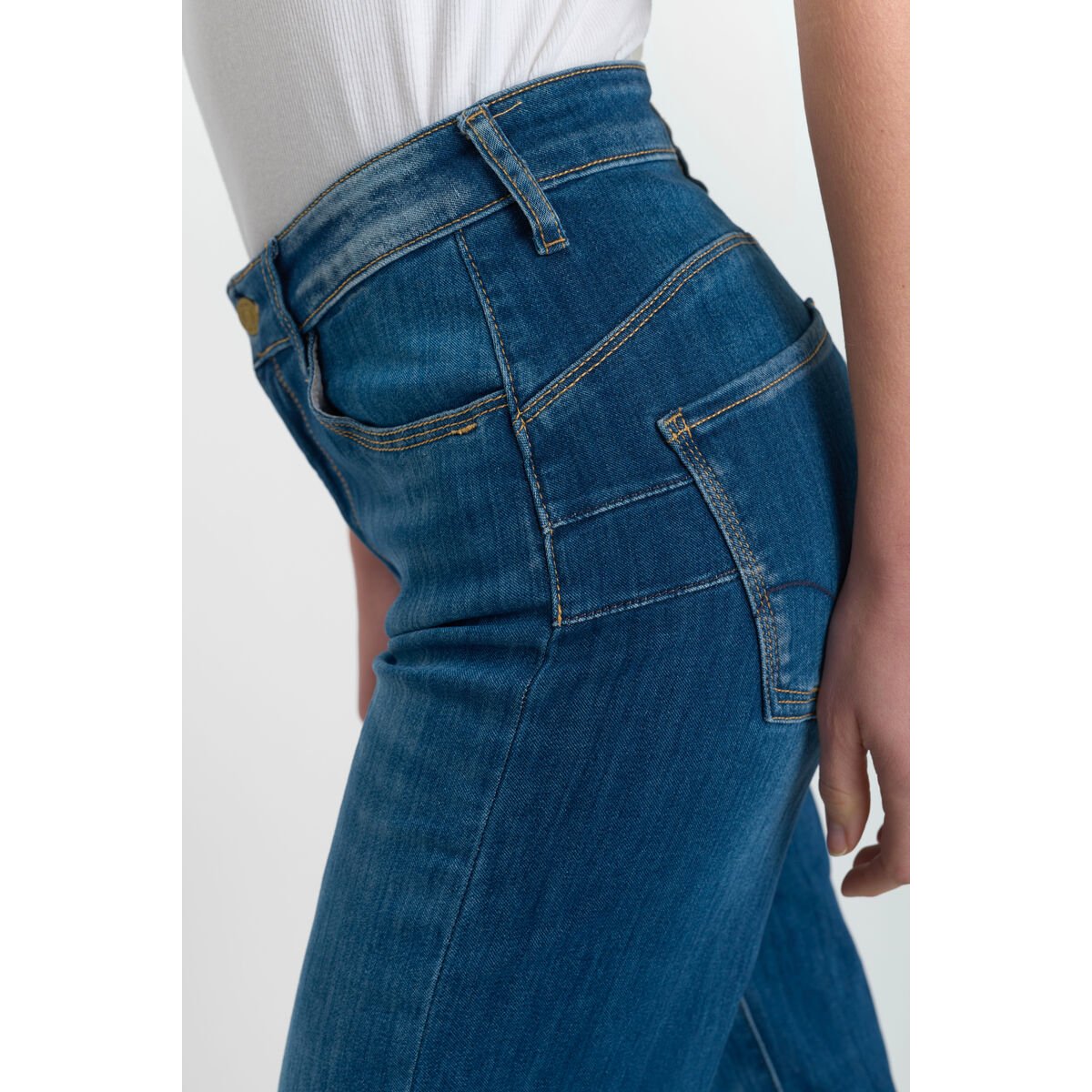 Jeans loose, large pulp wide leg , longueur 34 blue, LE TEMPS DES CERISES