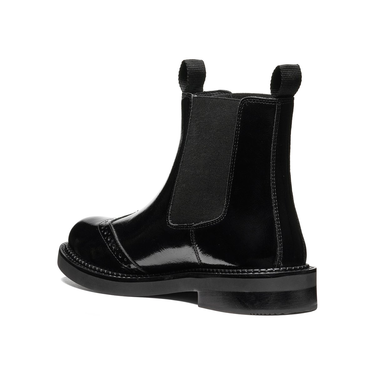 Bottines chelsea en cuir, SERILDA noir, GEOX
