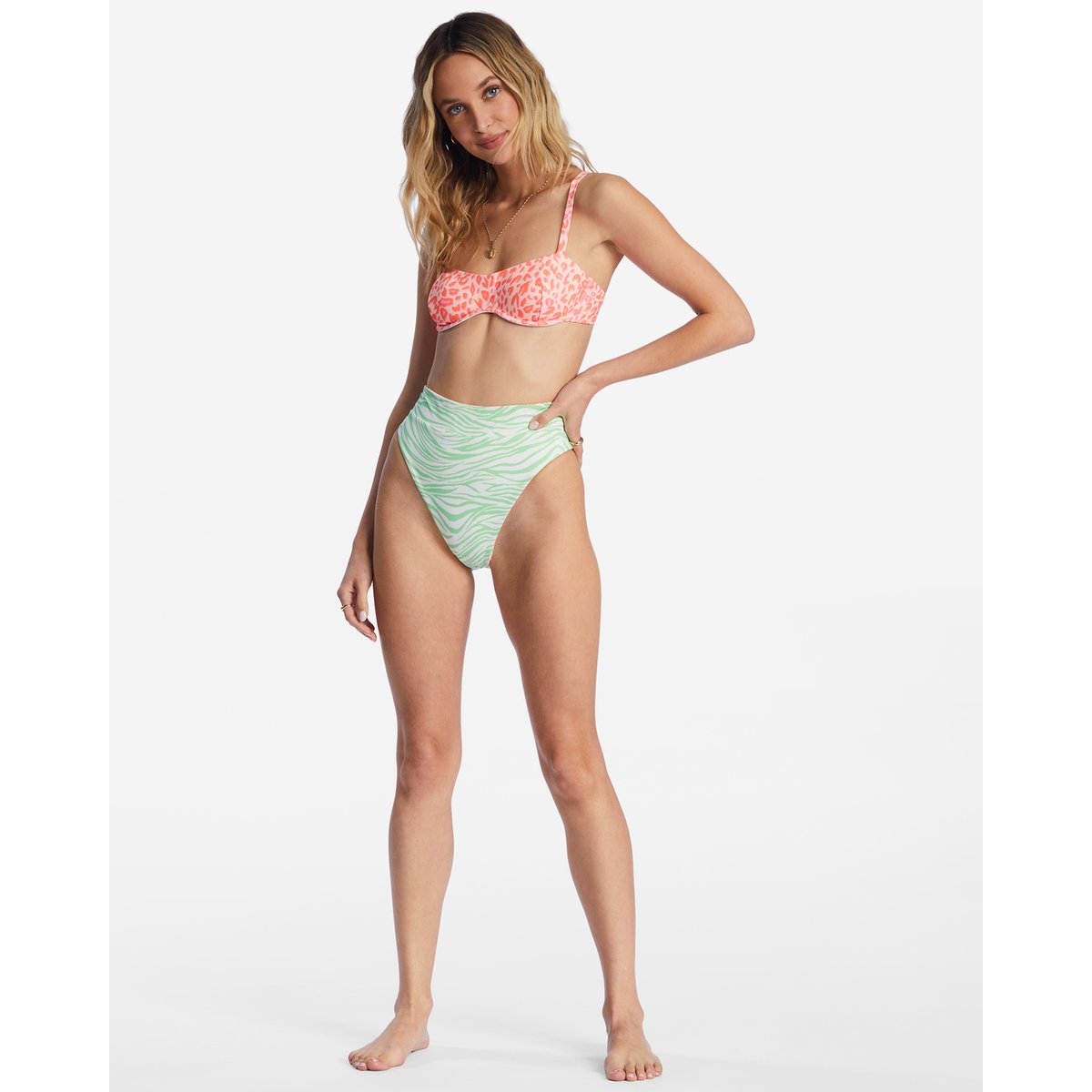 Bas de bikini réversible LEI LOW REV RISE multi multi, BILLABONG
