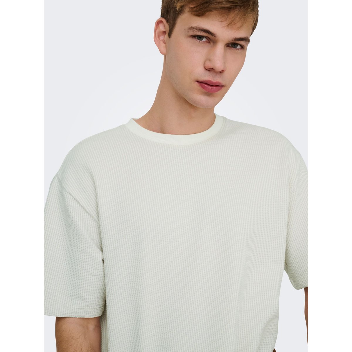 T-Shirt egret, ONLY & SONS