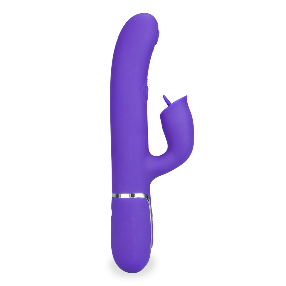 Vibromasseur puissant rabbit percuteur et langue Bomb violet, LOVE AND VIBES