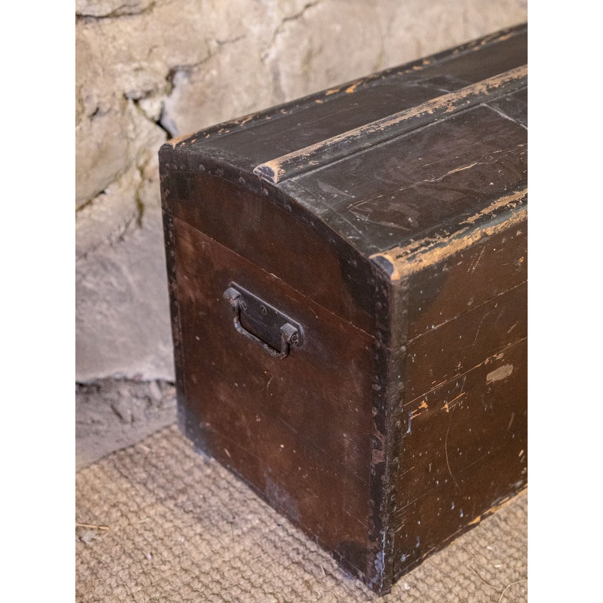 Coffre en bois marron foncé Lucien N°205 - Bon état marron, DEBONGOUT