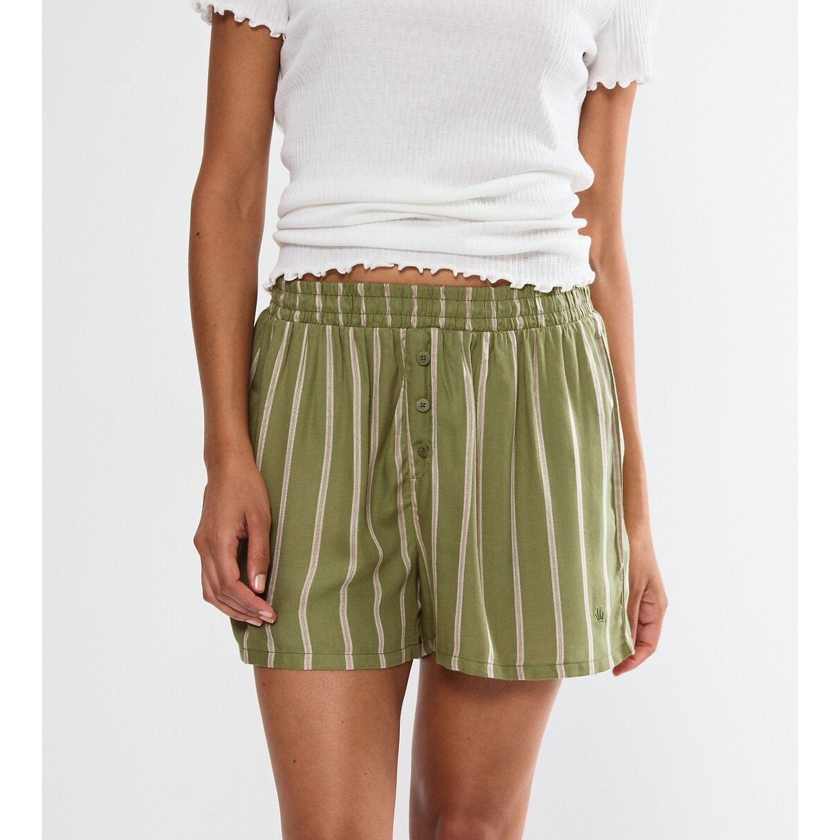 Shorts a rayas MIX & MATCH verde rayas, TRIUMPH