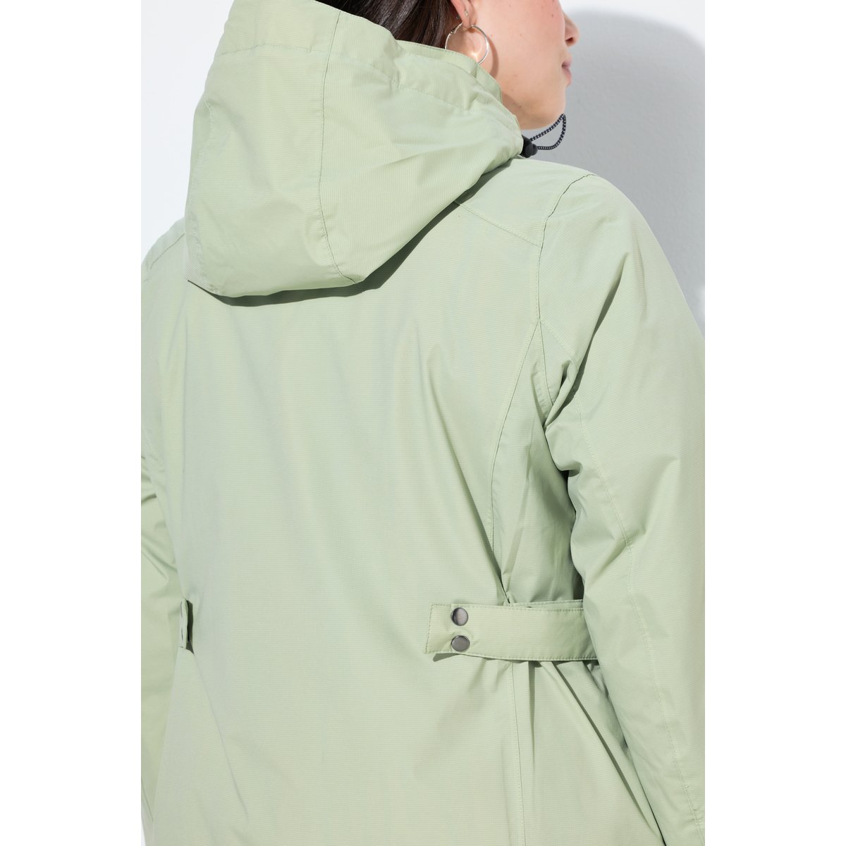 Veste technique HYPRAR à capuche sauge clair, ULLA POPKEN