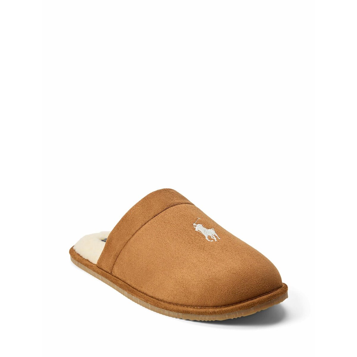 Chaussons slippers Klarence marron, POLO RALPH LAUREN