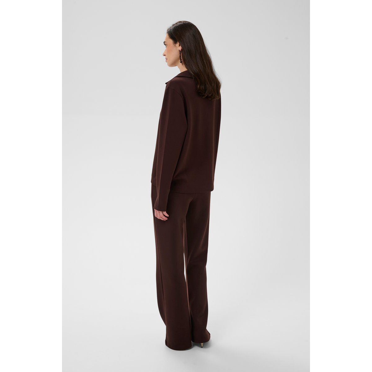 Blouse à manches longues marron coffeebean, CULTURE