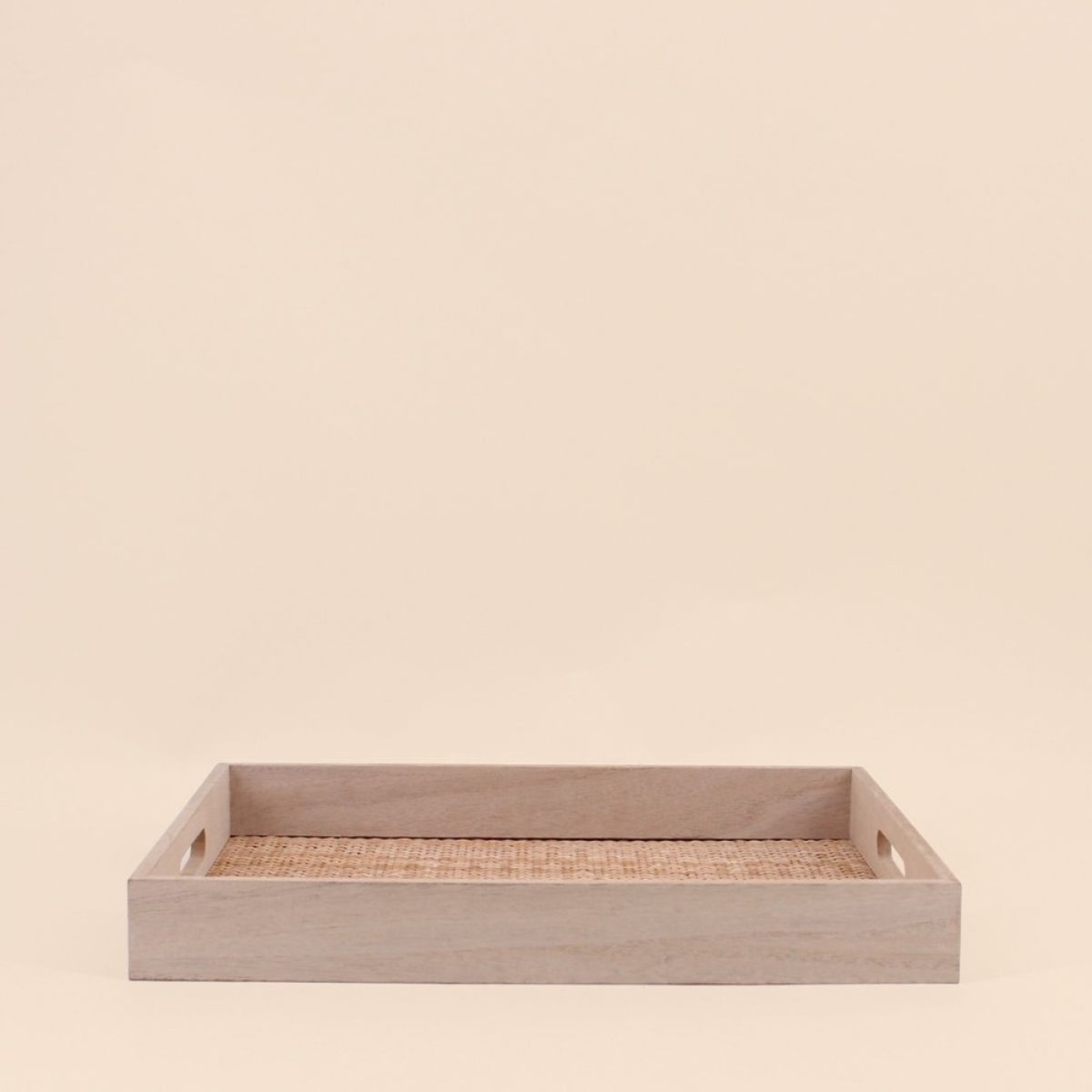 Plateau rectangulaire en rotin 30x40cm naturel, ORNAMI