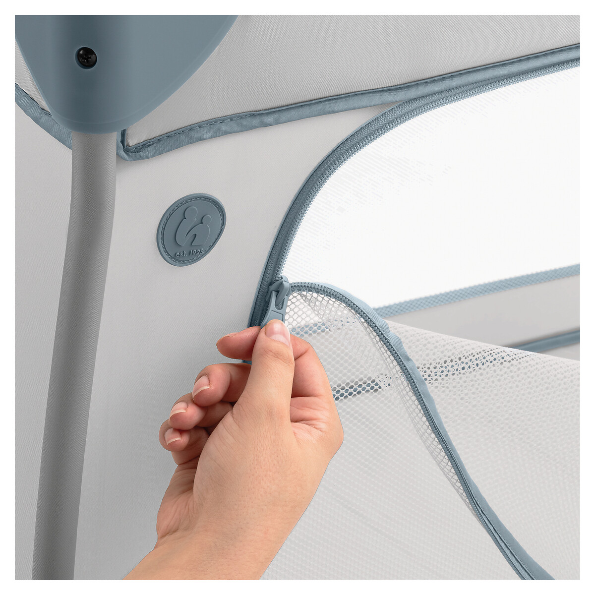 Sleep N Play Go Plus - Dusty Blue dark blue, HAUCK