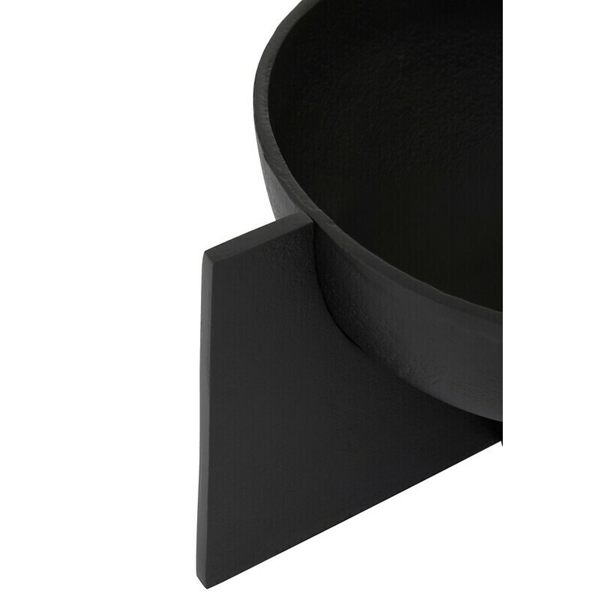Matte Black Finish Decorative Bowl black, FIFTY FIVE SOUTH