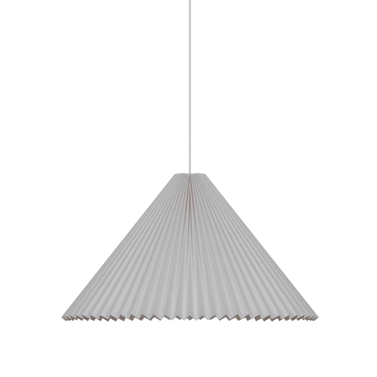 Abat-jour Triangulaire avec un Style rétro blanc en papier, BELLOY Big 65 blanc, NORDLUX