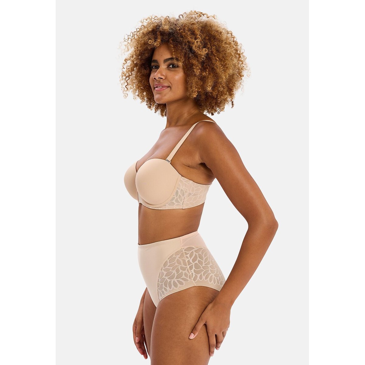 Soutien bandeau PERFECT CURVES blush, SANS COMPLEXE