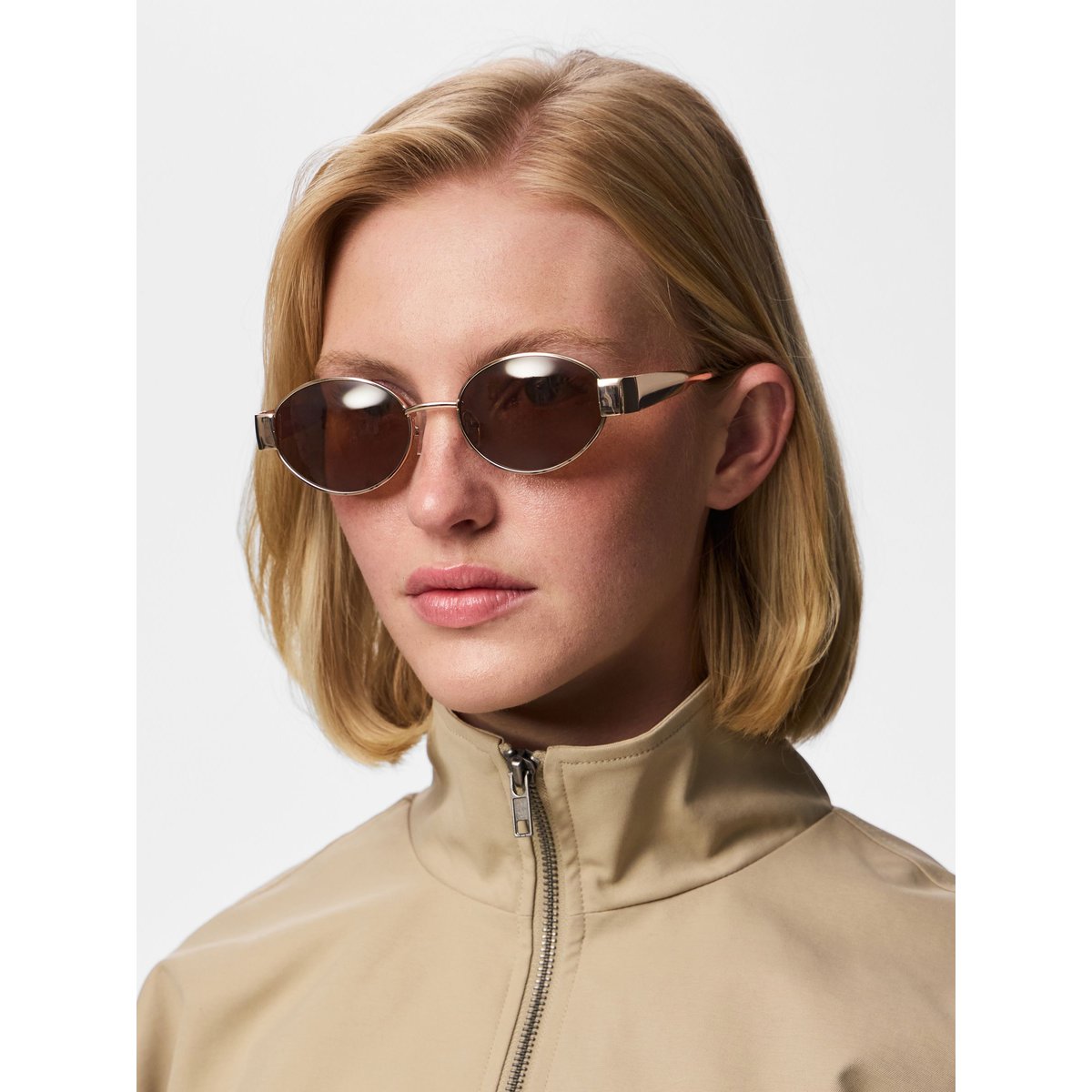Lunettes De Soleil gold colour, PIECES