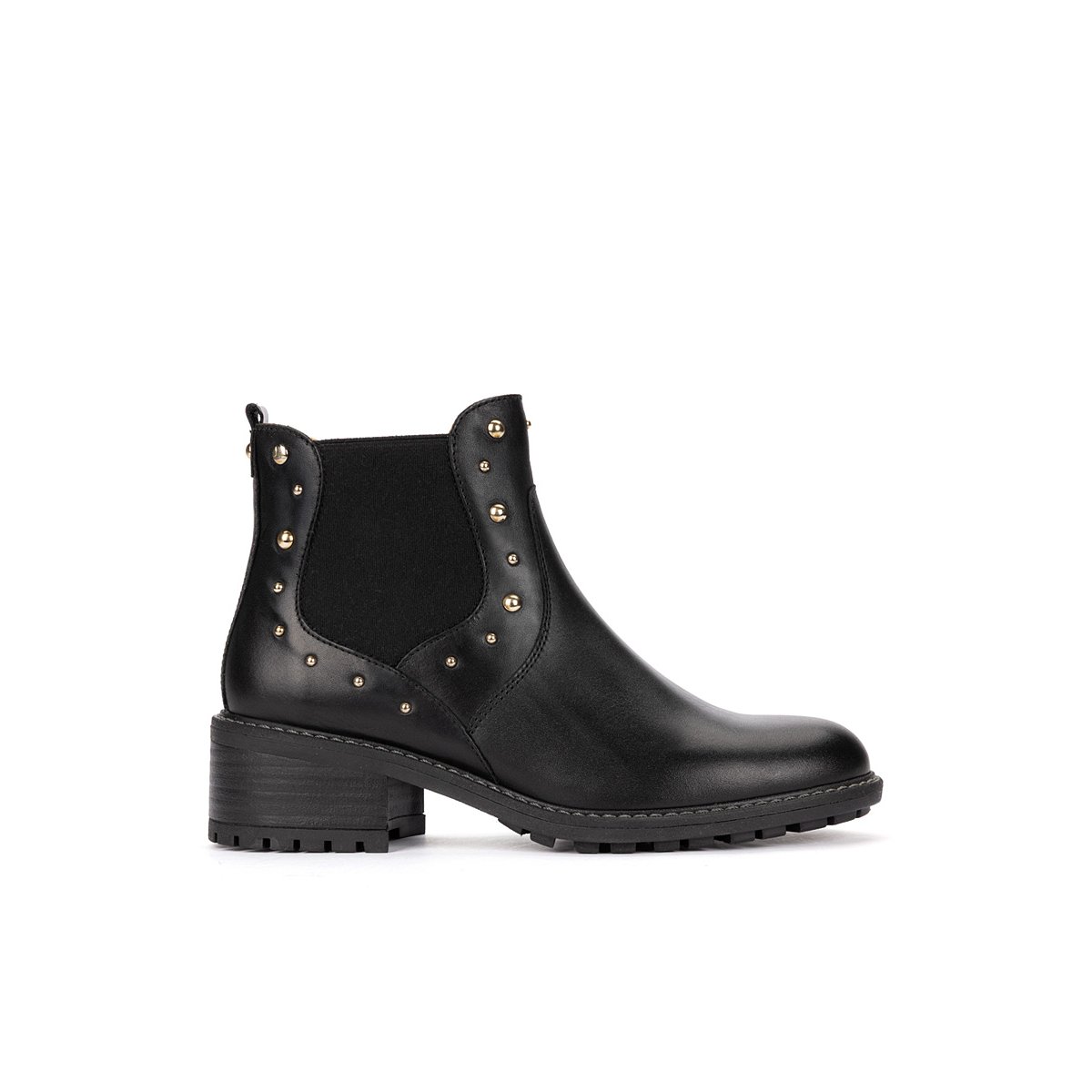 Bottines à talon cuir Medina black, PIKOLINOS