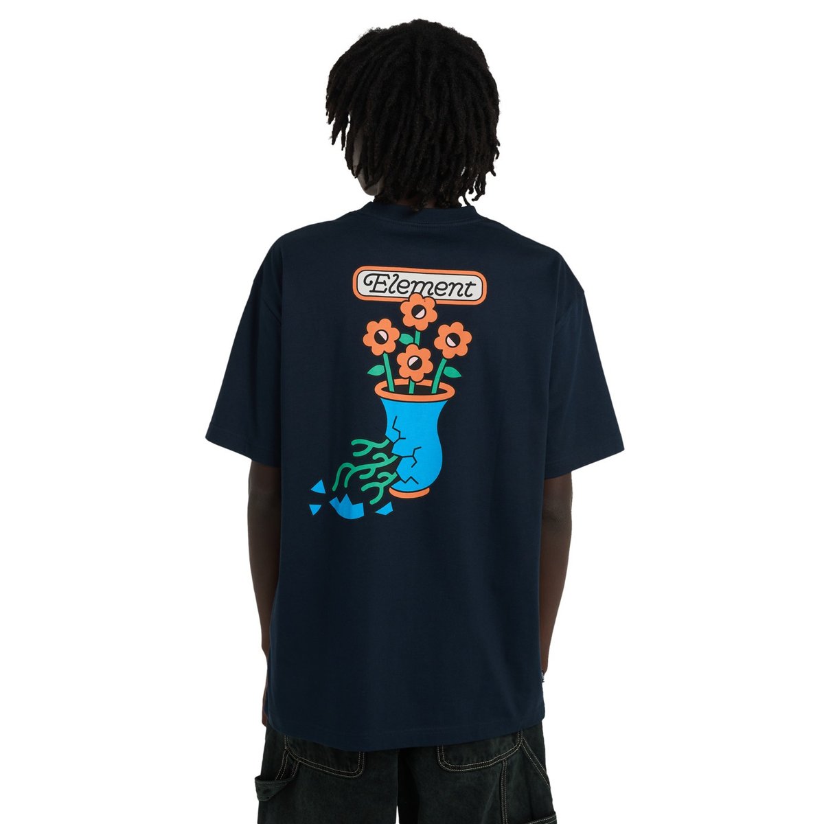 T-Shirt à manches courtes TOO WILD bleu eclipse navy, ELEMENT