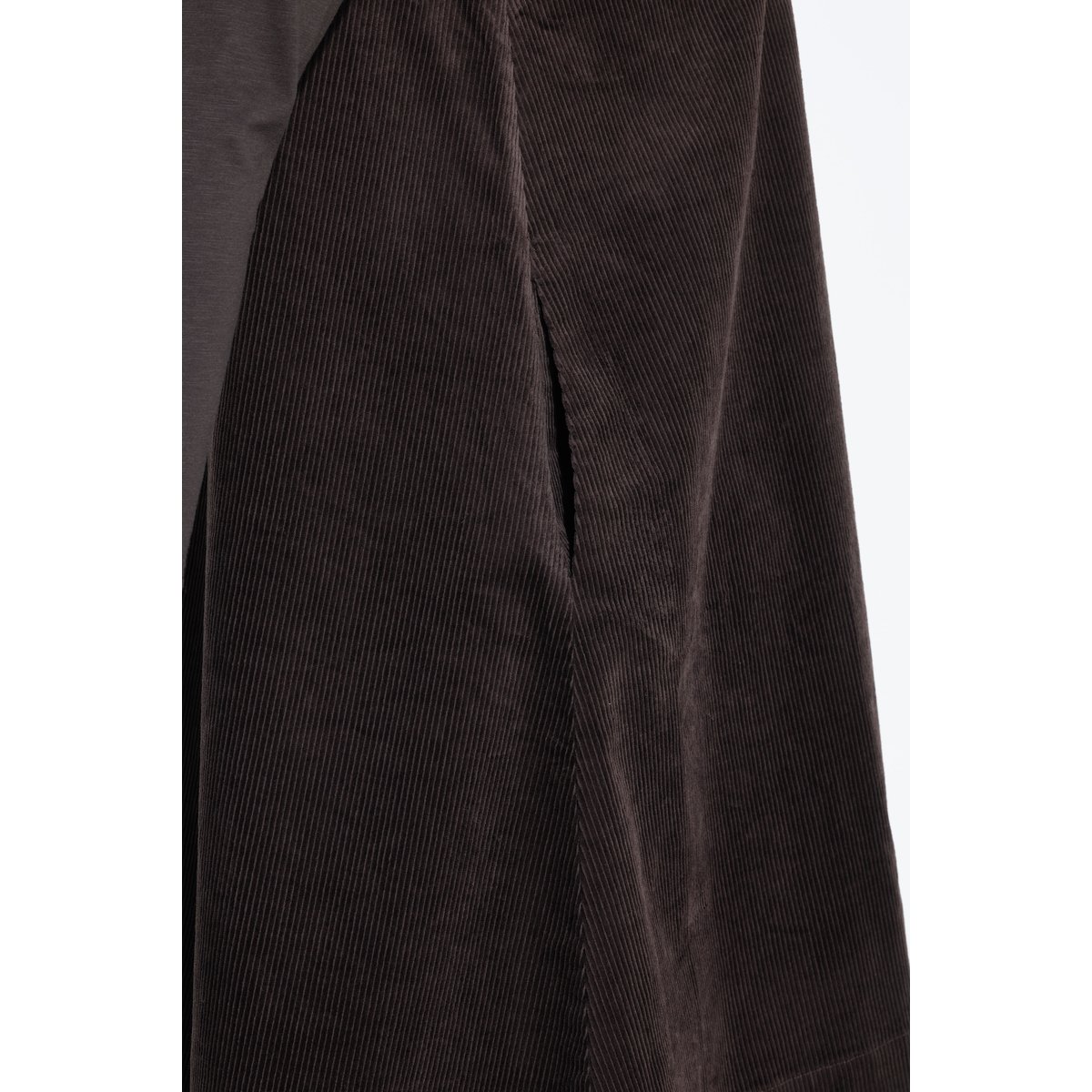 Robe en velours sans manches noir marron, ULLA POPKEN