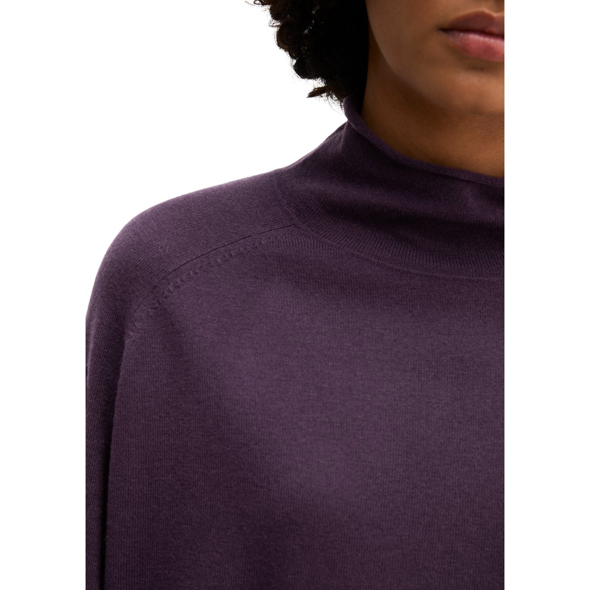 Pull coupe classique en mélange de laine vierge douce bleu clair, MARC O'POLO
