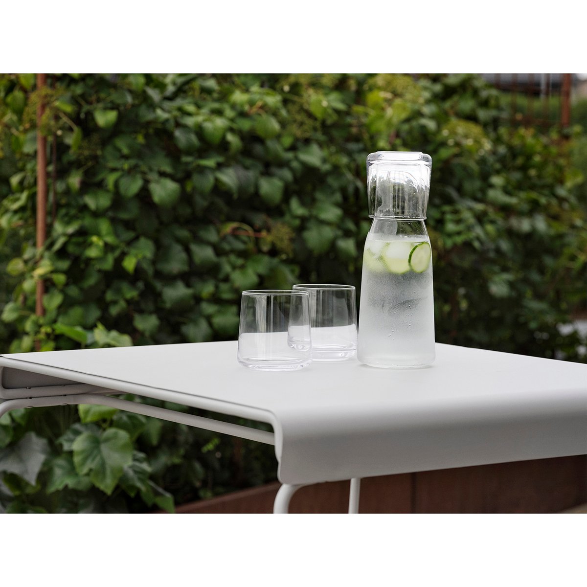 Table A-CAFÉ TABLE OUTDOOR gris clair, ZONE DENMARK
