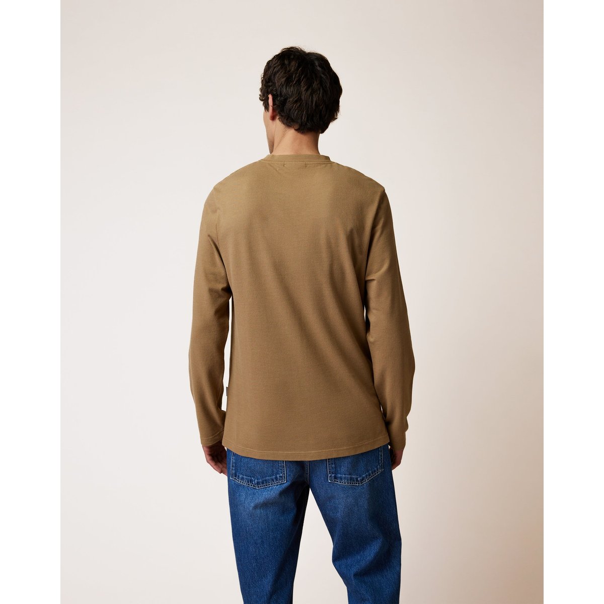 T-shirt en maille camel, FAGUO