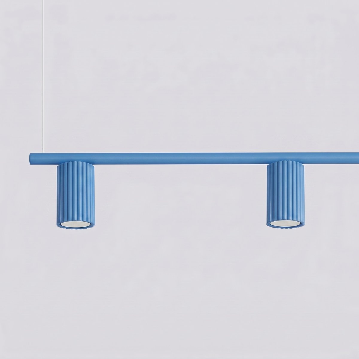 Lustre Aluminium Bleu GU10 4 Karbon bleu, EDEN