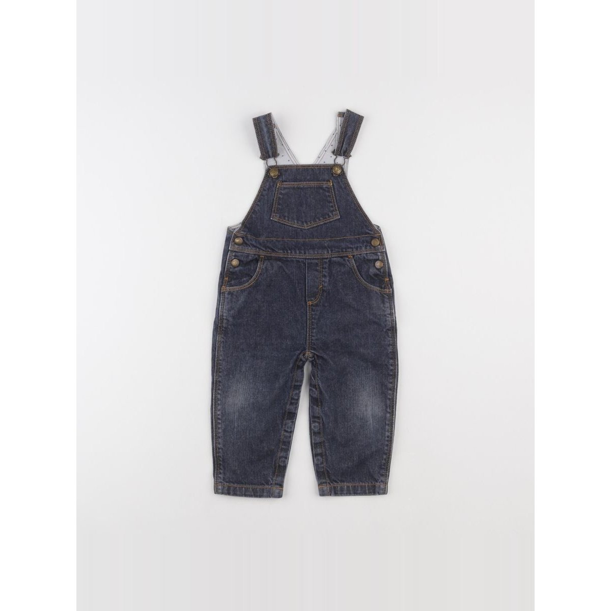 Salopette - Etat satisfaisant bleu, PETIT BATEAU