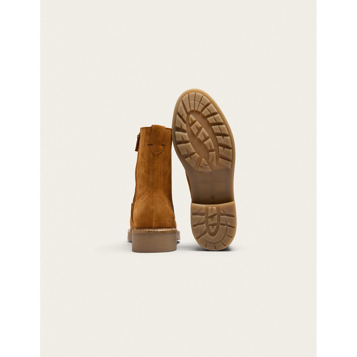 Bottines ARIS suède ambre, ODAJE
