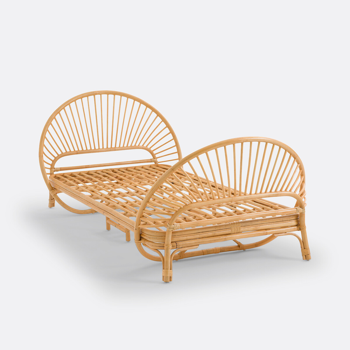 Sielo Rattan Bed natural rattan, LA REDOUTE INTERIEURS
