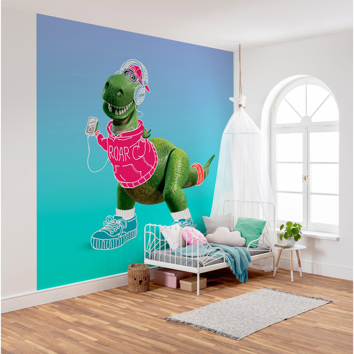 Papier peint Komar - Toy Story Roar - 300 x 280 cm multicolore, HEXOA