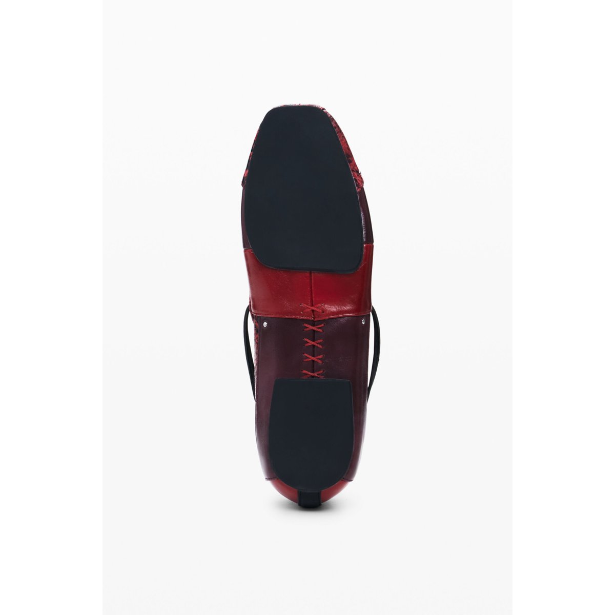 Ballerine à cordes rouge, DESIGUAL