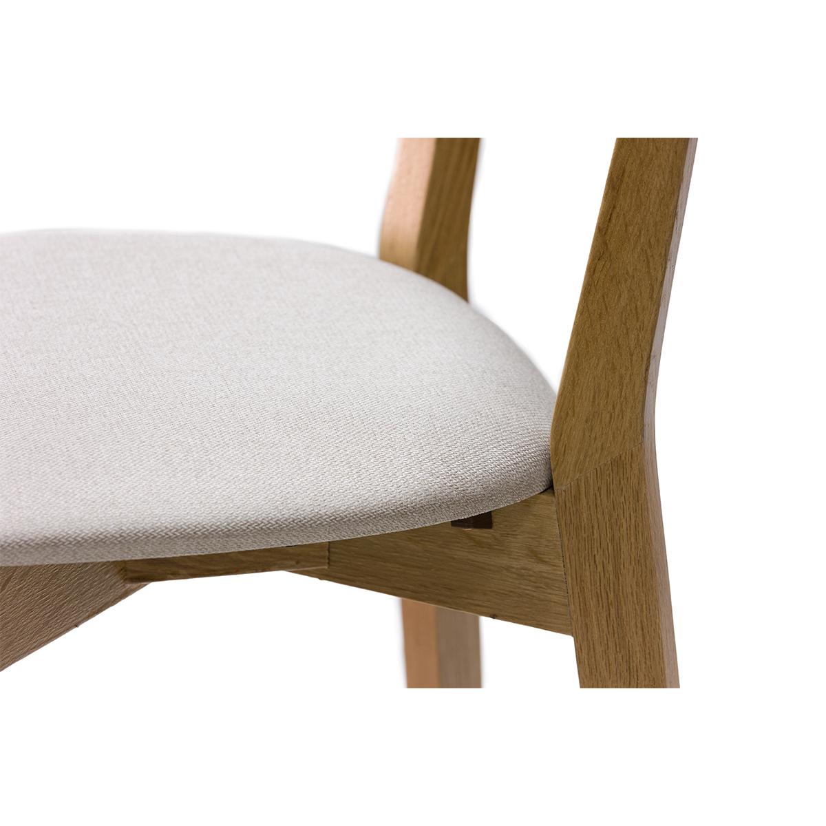 Tabourets de bar scandinave H65 cm en bois (lot de 2) LUCIA beige naturel, MILIBOO