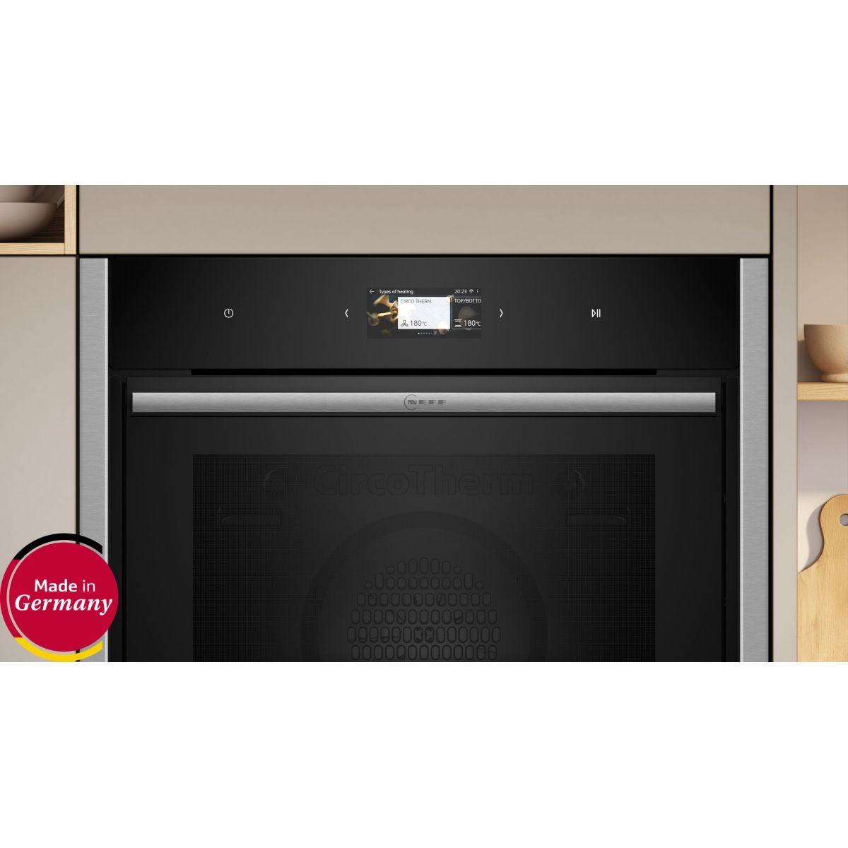 Four encastrable B64CS71N0 N90 Slide&Hide inox, NEFF