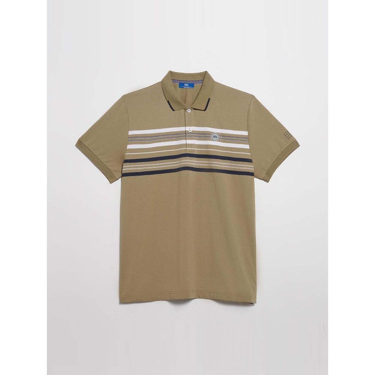 Polo manches courtes ELYAMPOL14408 lichen, TBS