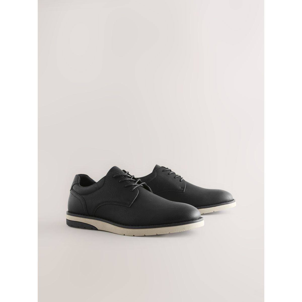 Chaussures derby compensées noir, NEXT