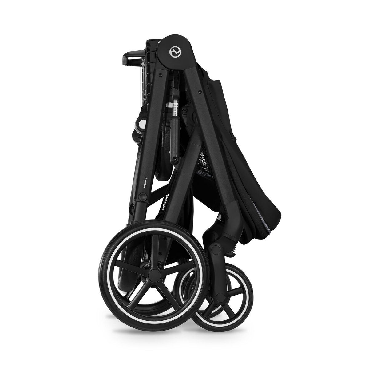 Poussette duo tout terrain Balios S Lux 4 avec nacelle pliable noir moon black, CYBEX