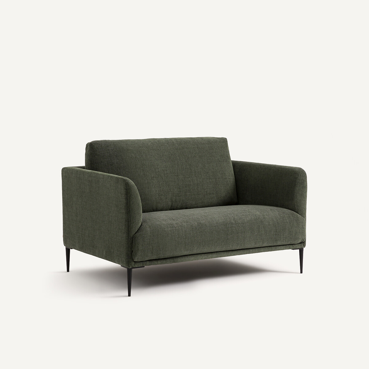 2-zits zetel polyester, Oscar, ontwerp Emmanuel Gallina bosgroen, AM.PM X EMMANUEL GALLINA
