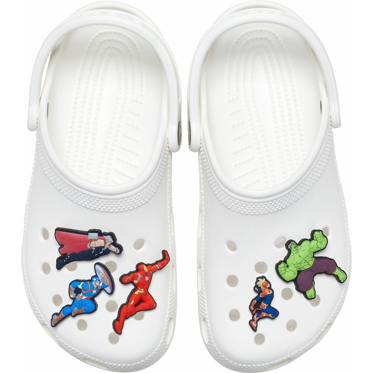 Lot de 5 Jibbitz Heros Avengers multicolore, CROCS