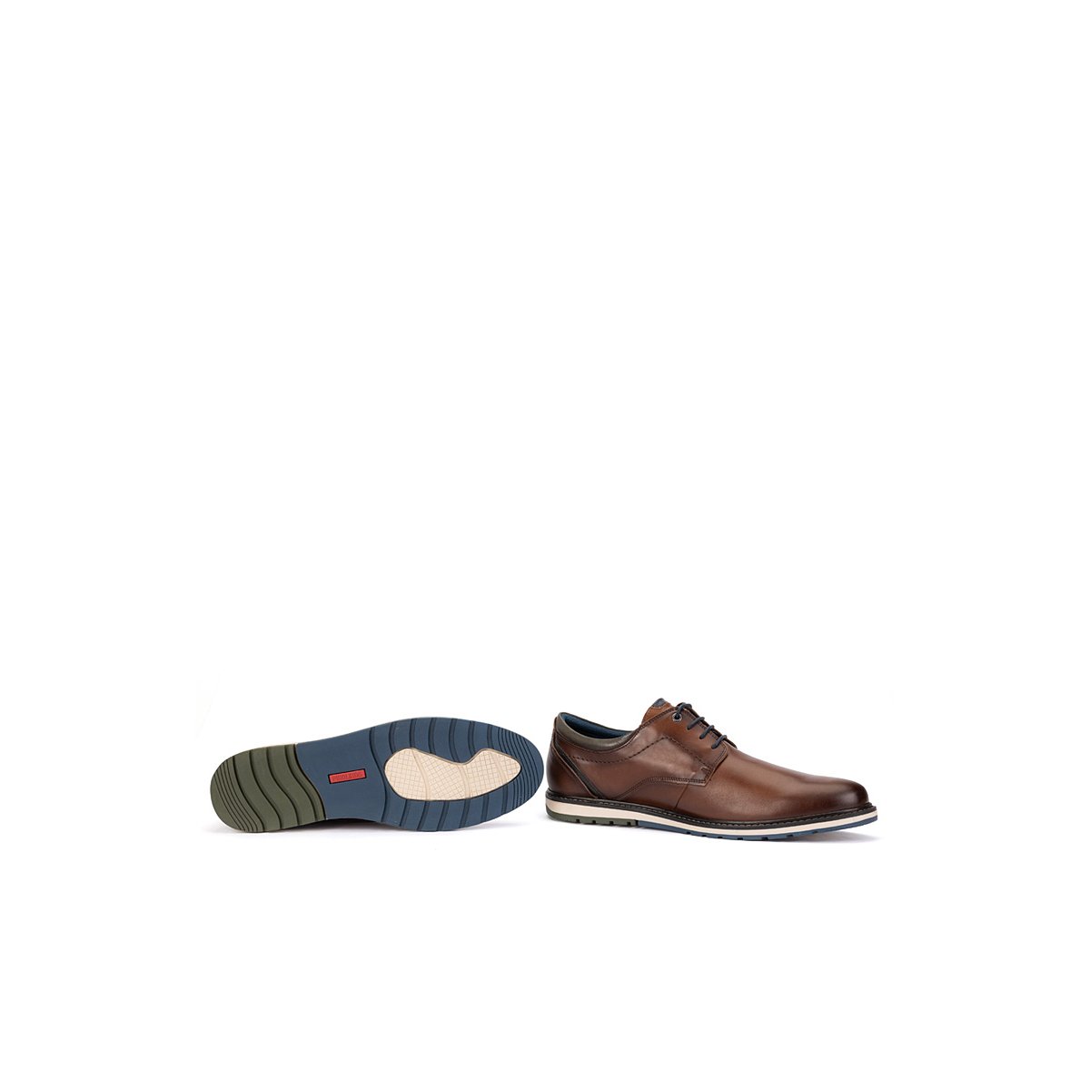 Chaussures à lacets cuir Berna XL cuero, PIKOLINOS